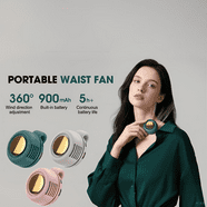 Portable Bladeless Mini Silent Fan, 360° Wind Direction