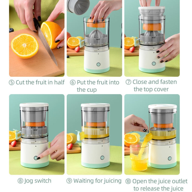Portable Electric Juicer USB Mini Fruit Mixers Juicers