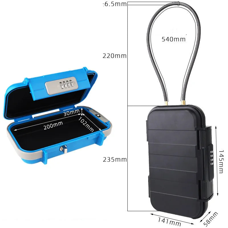 Portable Safe Box LockBox with Code