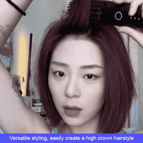 Portable cordless mini hair straightening comb