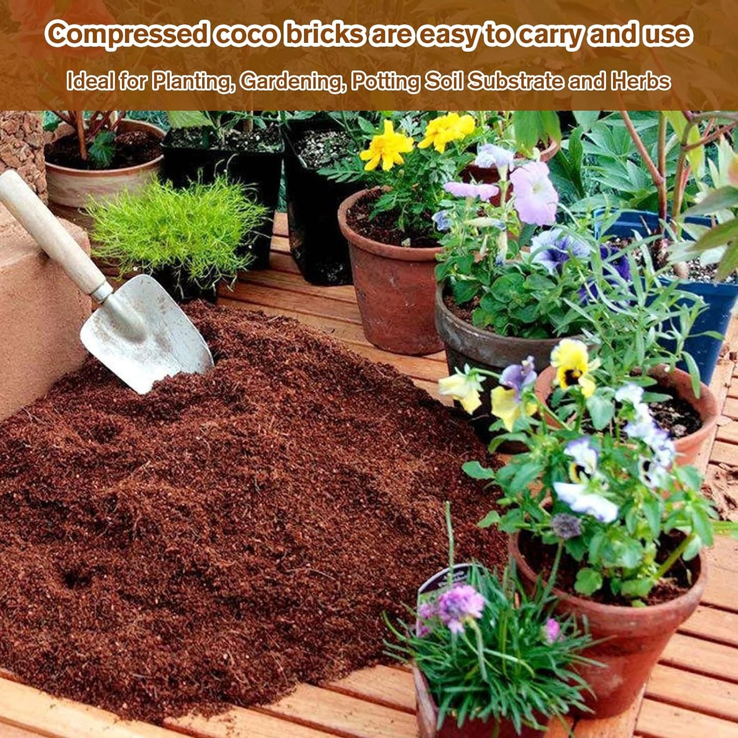 Spring Hot Sale 50% OFF✨ - Premium Organic Coconut Coir Bricks for Plants