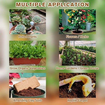 Spring Hot Sale 50% OFF✨ - Premium Organic Coconut Coir Bricks for Plants