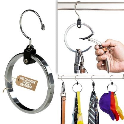 MULTIPURPOSE CLOSET HANGER ORGANIZER ROLLY HANGER