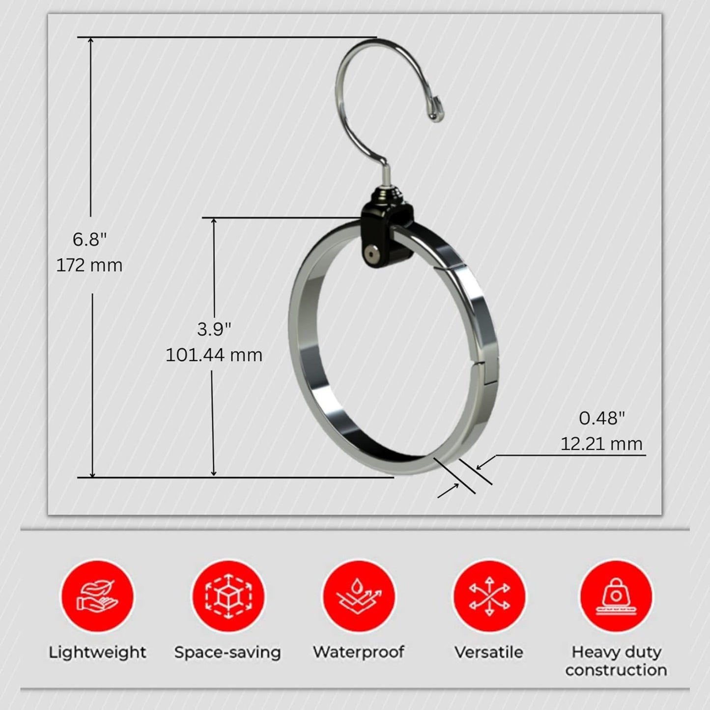 MULTIPURPOSE CLOSET HANGER ORGANIZER ROLLY HANGER