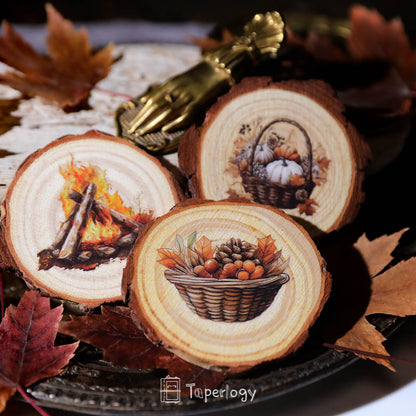 Toli Rustic Fall Rub-on Stickers