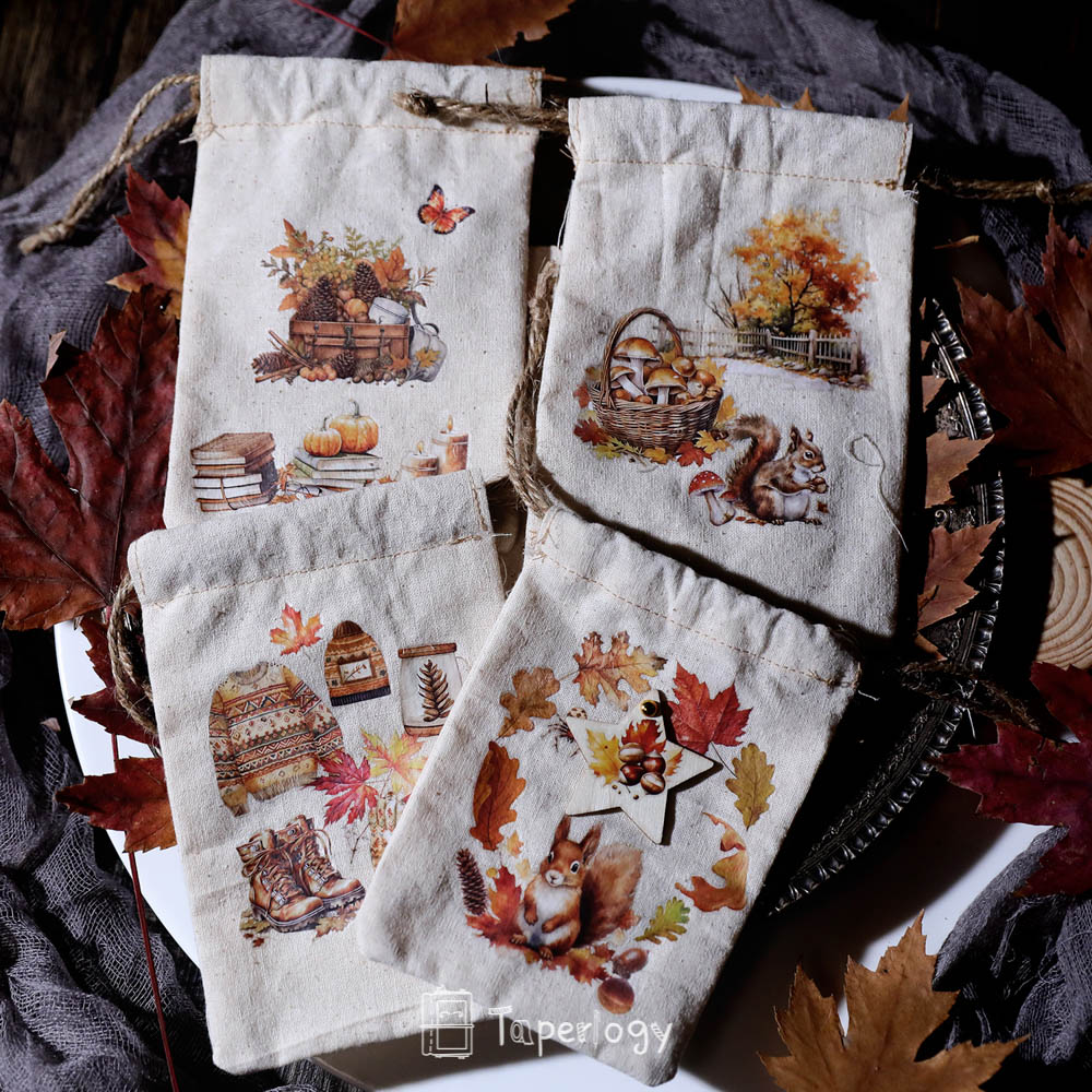 Toli Rustic Fall Rub-on Stickers