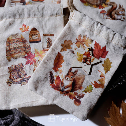 Toli Rustic Fall Rub-on Stickers