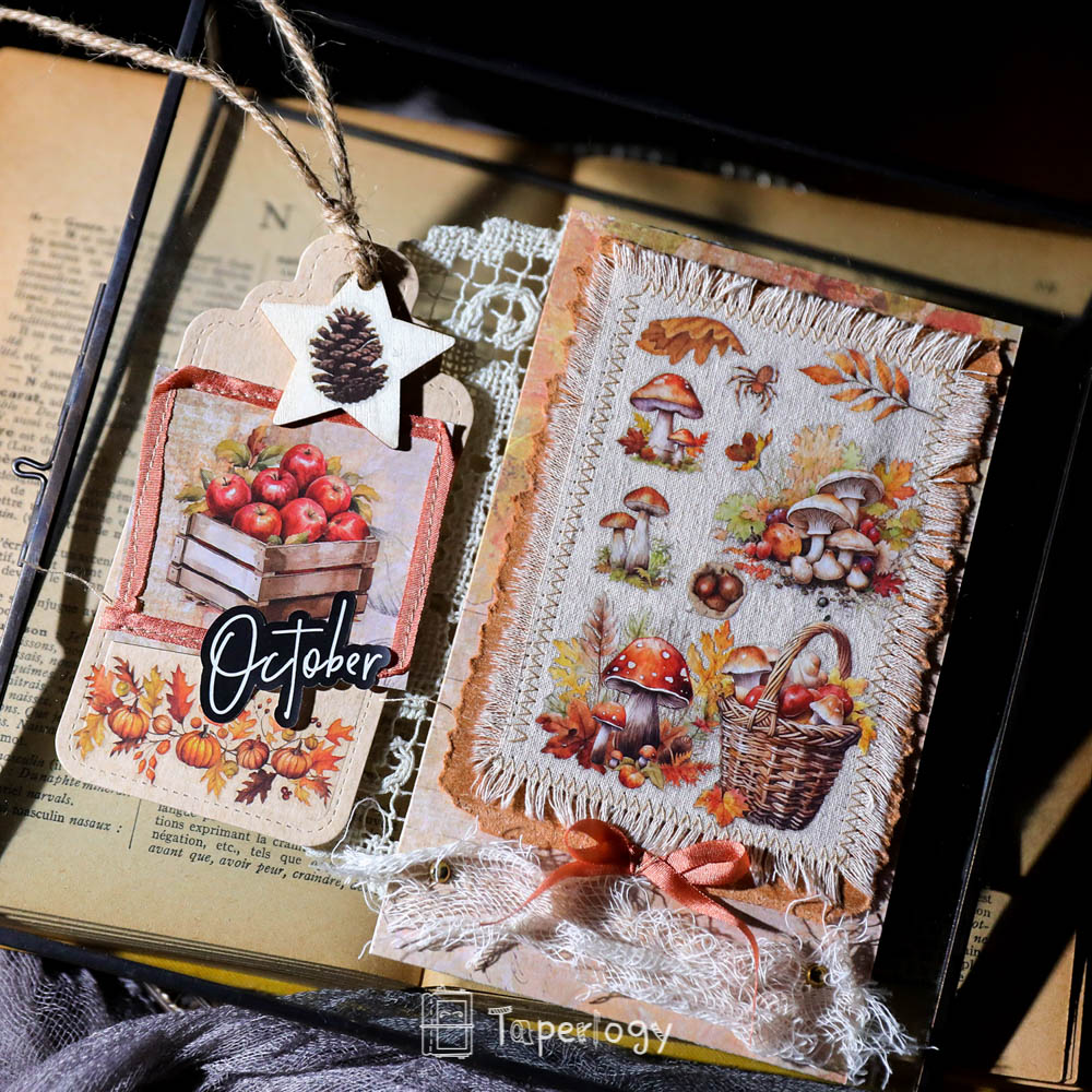 Toli Rustic Fall Rub-on Stickers