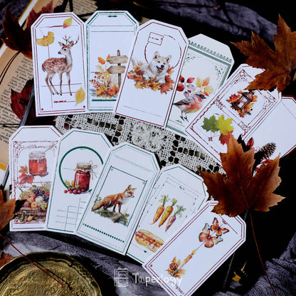 Toli Rustic Fall Rub-on Stickers