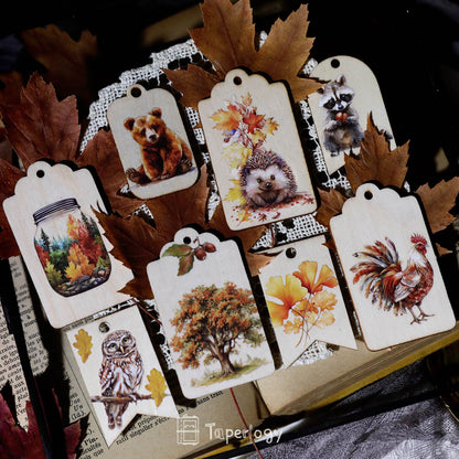 Toli Rustic Fall Rub-on Stickers