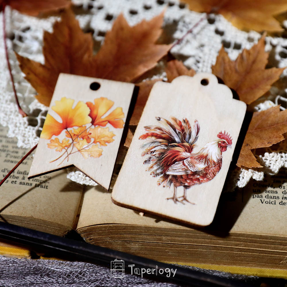 Toli Rustic Fall Rub-on Stickers