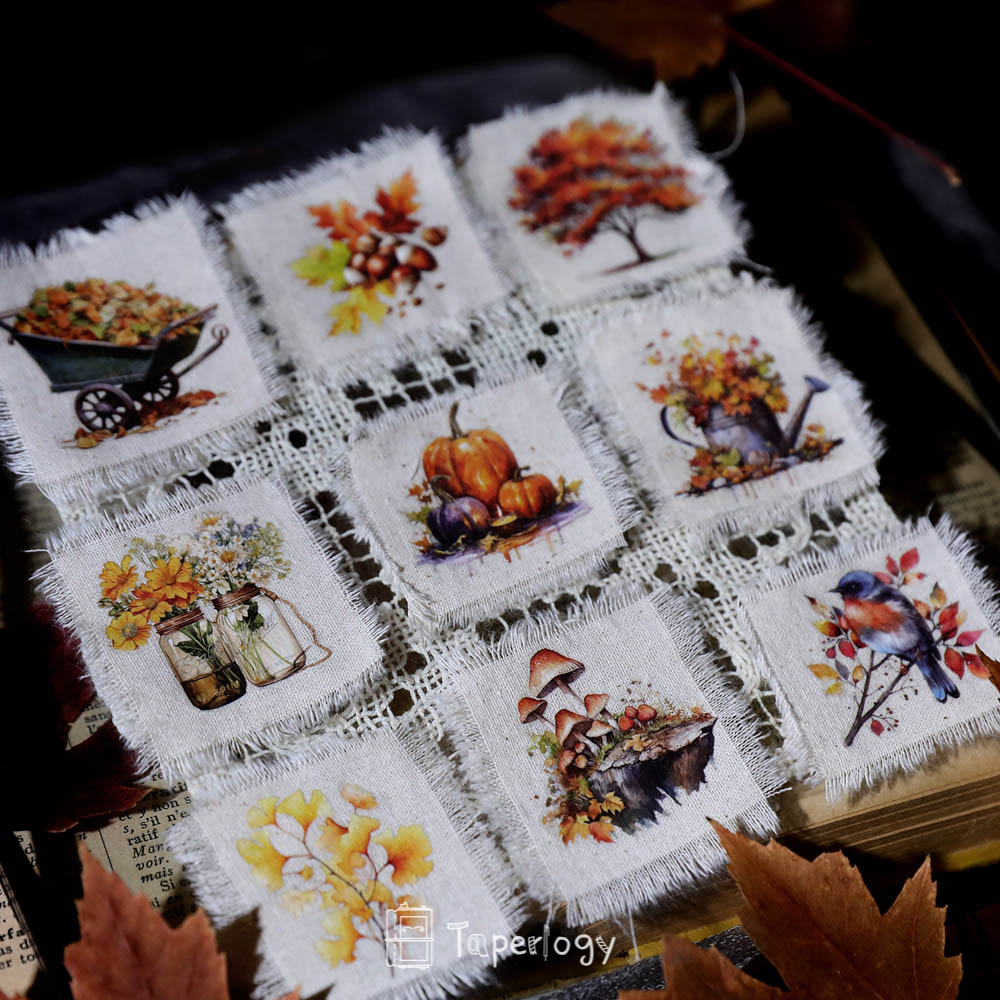 Toli Rustic Fall Rub-on Stickers
