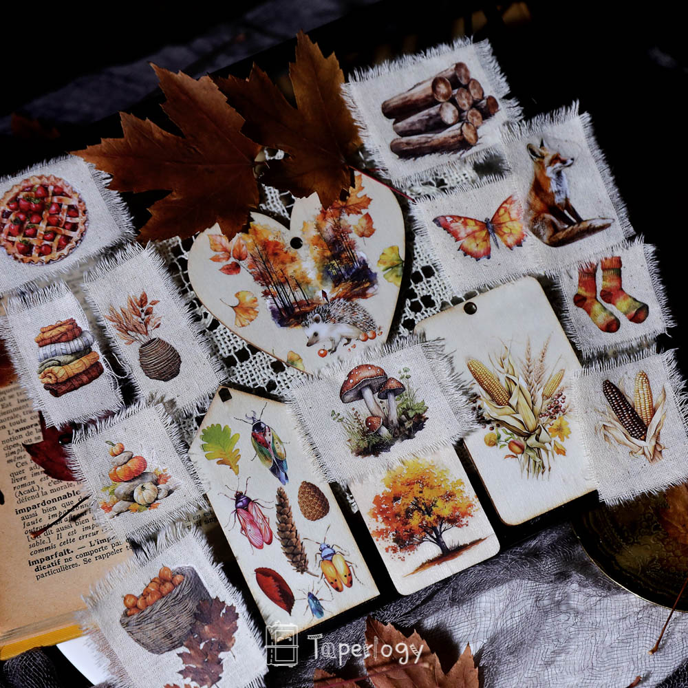 Toli Rustic Fall Rub-on Stickers