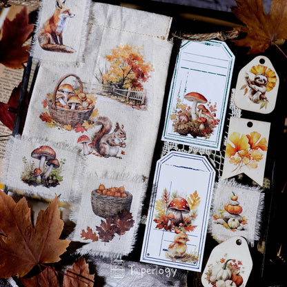 Toli Rustic Fall Rub-on Stickers