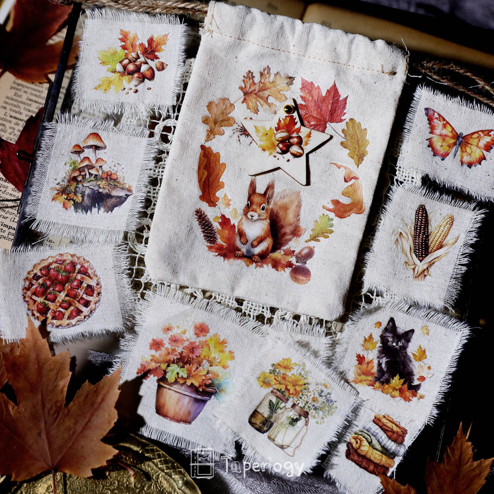 Toli Rustic Fall Rub-on Stickers