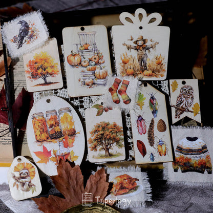 Toli Rustic Fall Rub-on Stickers