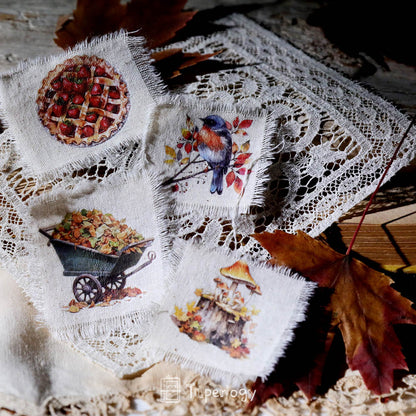 Toli Rustic Fall Rub-on Stickers