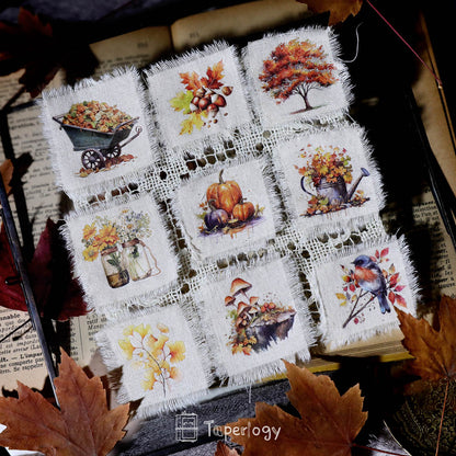 Toli Rustic Fall Rub-on Stickers