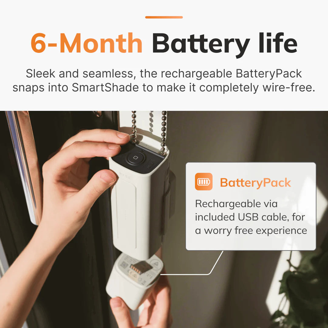 ShadeSync Smart Blind Motor – Wire-Free Automatic Roller Blind Controller