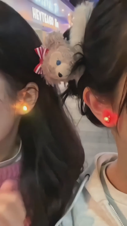 Random led light earrings💚💛🧡💙❤️