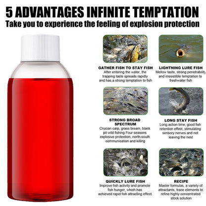 LAST DAY Promotion 50% OFF🔥Red worm Scent Fish Attractants for Baits