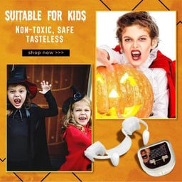 Retractable Vampire Teeth For Halloween