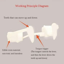Retractable Vampire Teeth For Halloween
