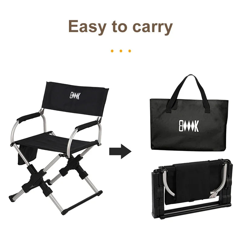 Foldable Aluminum Director's Camping Chair