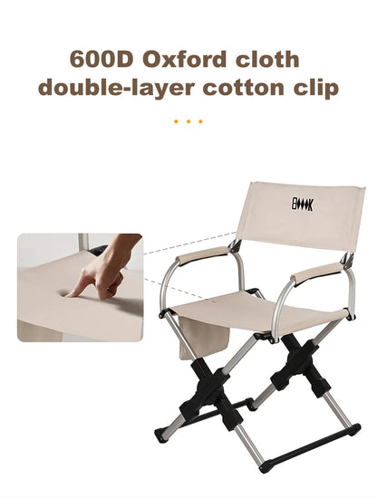 Foldable Aluminum Director's Camping Chair