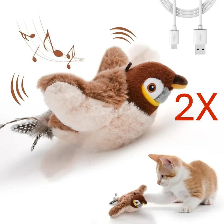 Feather Frenzy™ Flapping Cat Bird (Free Shipping + 50% OFF Today)