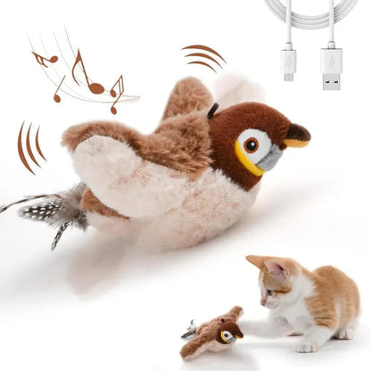 Feather Frenzy™ Flapping Cat Bird (Free Shipping + 50% OFF Today)