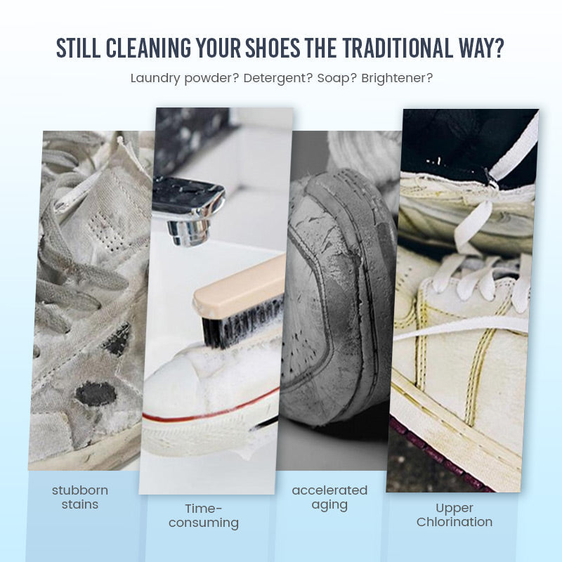 ✨2024 new version💥260g Multi-functional shoes cleaning and stain removal cream (50% Off today)