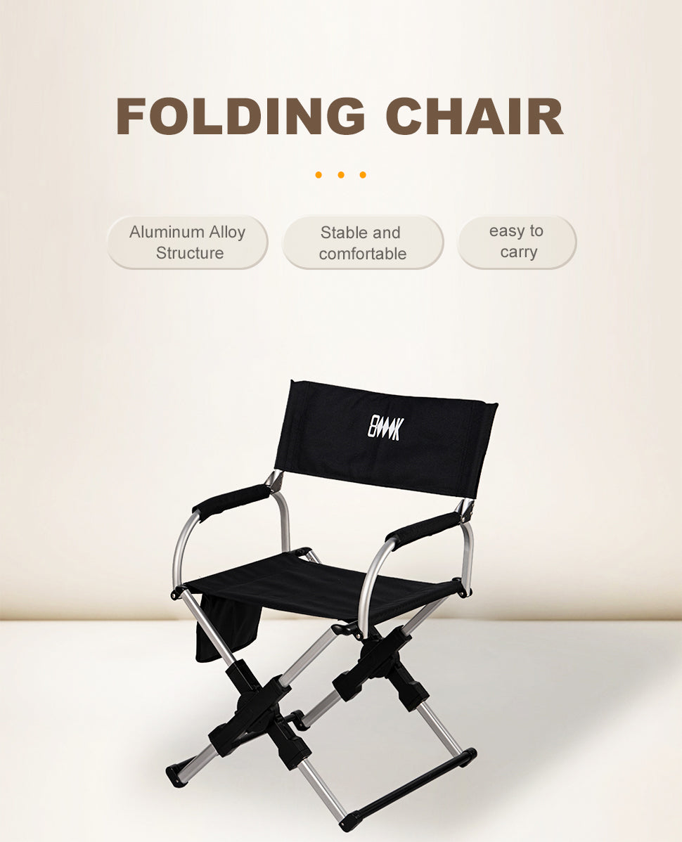 Foldable Aluminum Director's Camping Chair