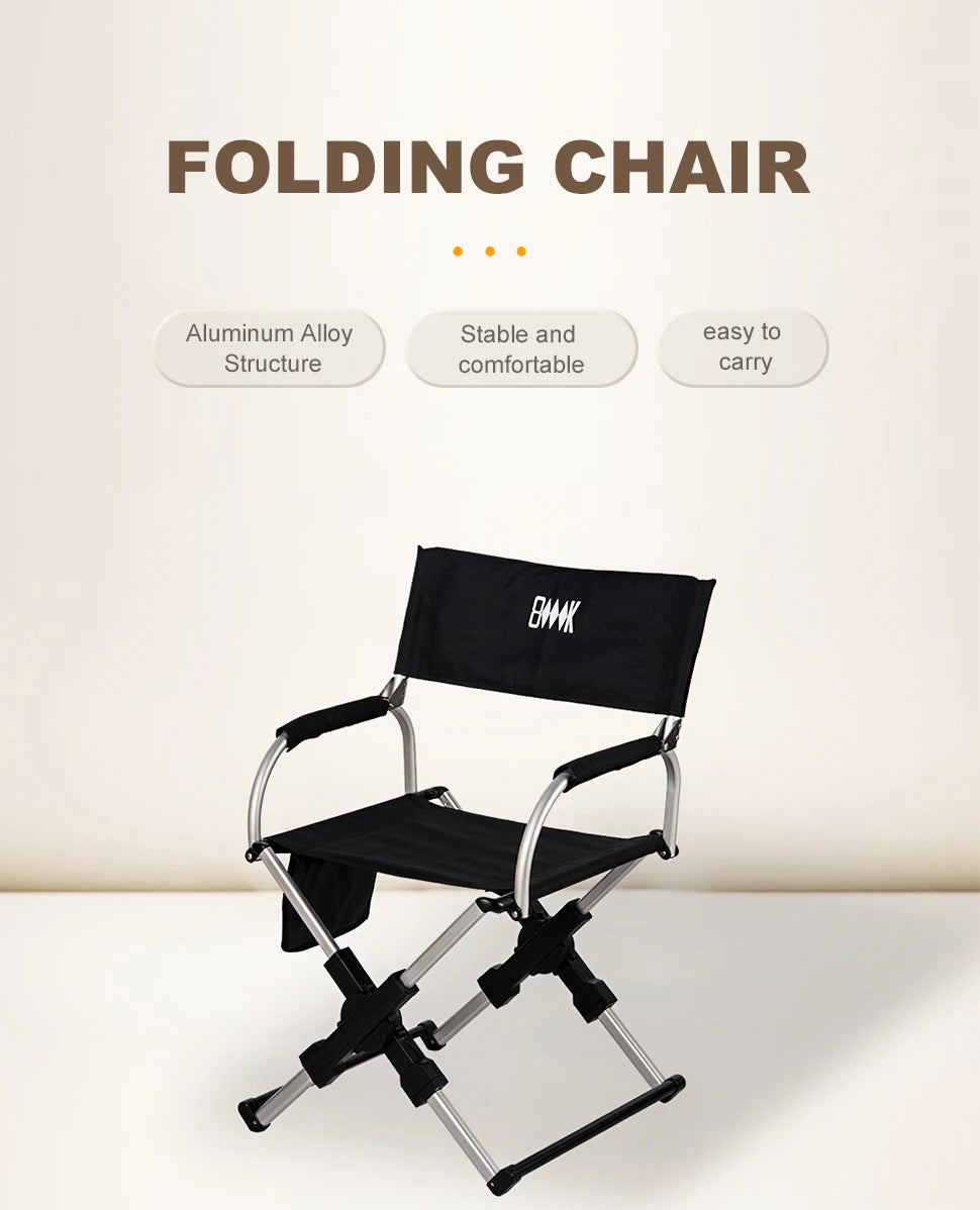 Foldable Aluminum Director's Camping Chair