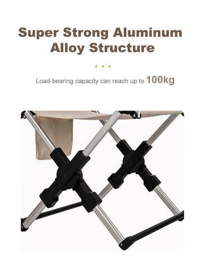 Foldable Aluminum Director's Camping Chair