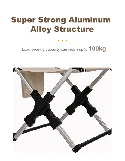 Foldable Aluminum Director's Camping Chair