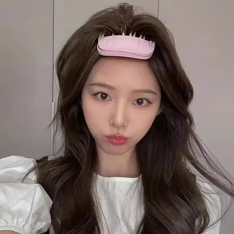 Fluffy Volume Curling Bangs Clips