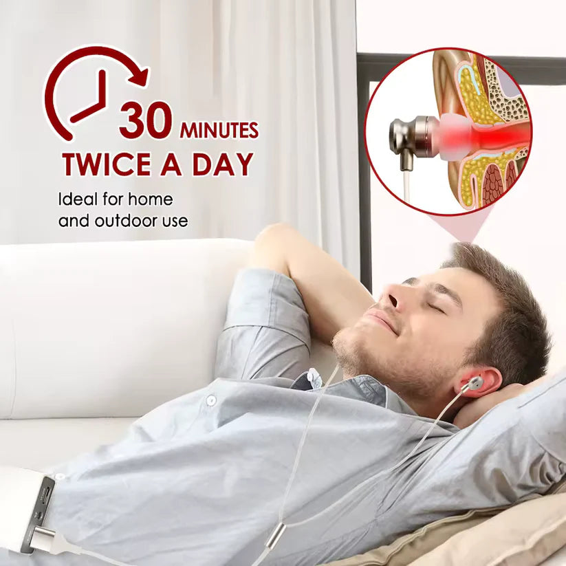 AuraGlow Light Therapy Earbuds