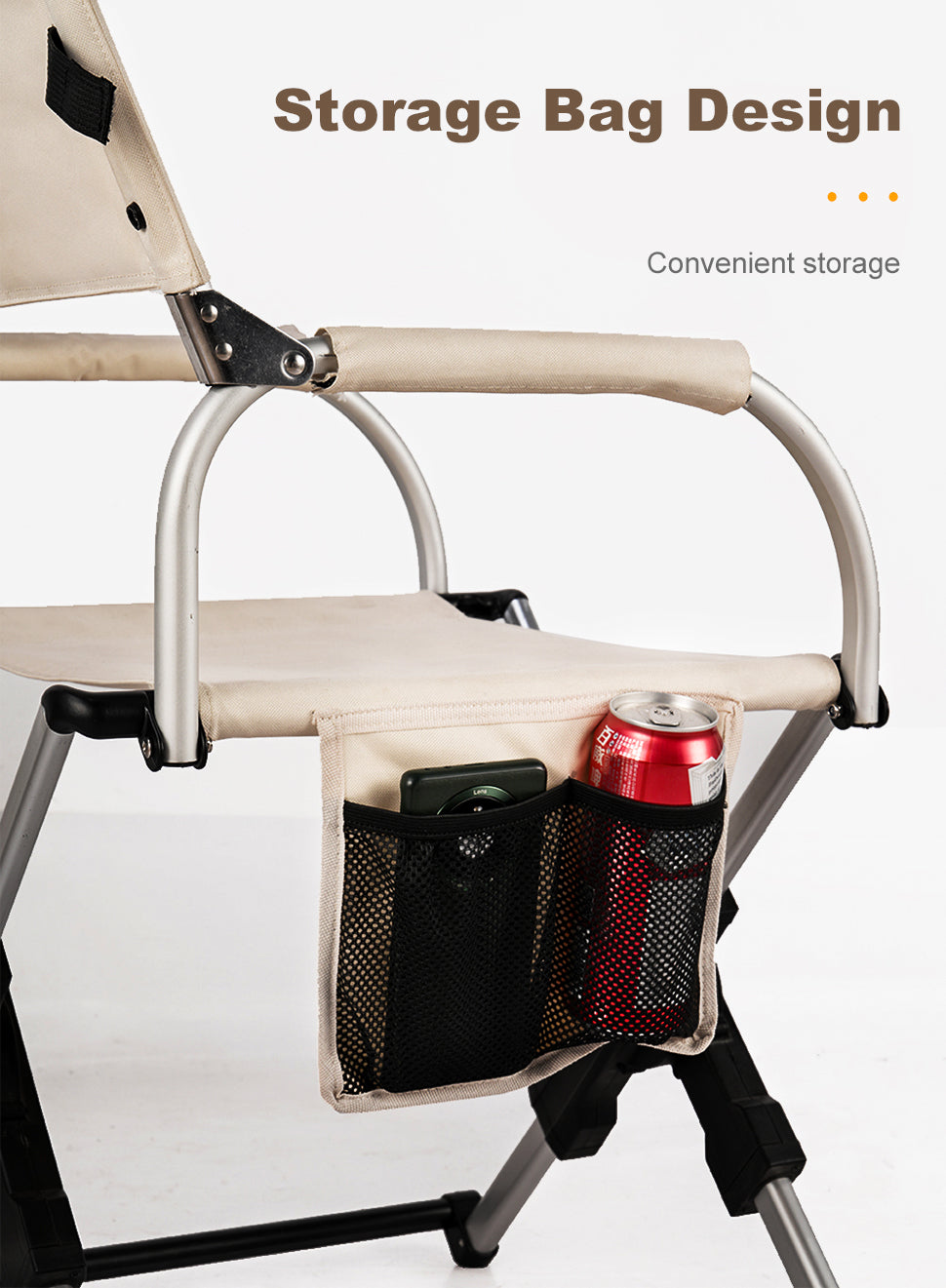 Foldable Aluminum Director's Camping Chair