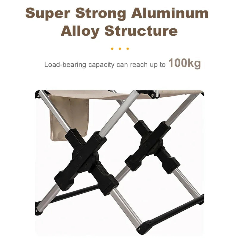 Foldable Aluminum Director's Camping Chair