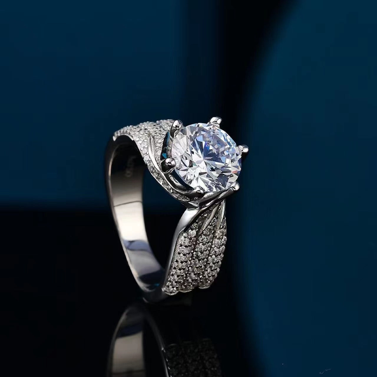 S925 Luxury 5CT Moissanite Ring