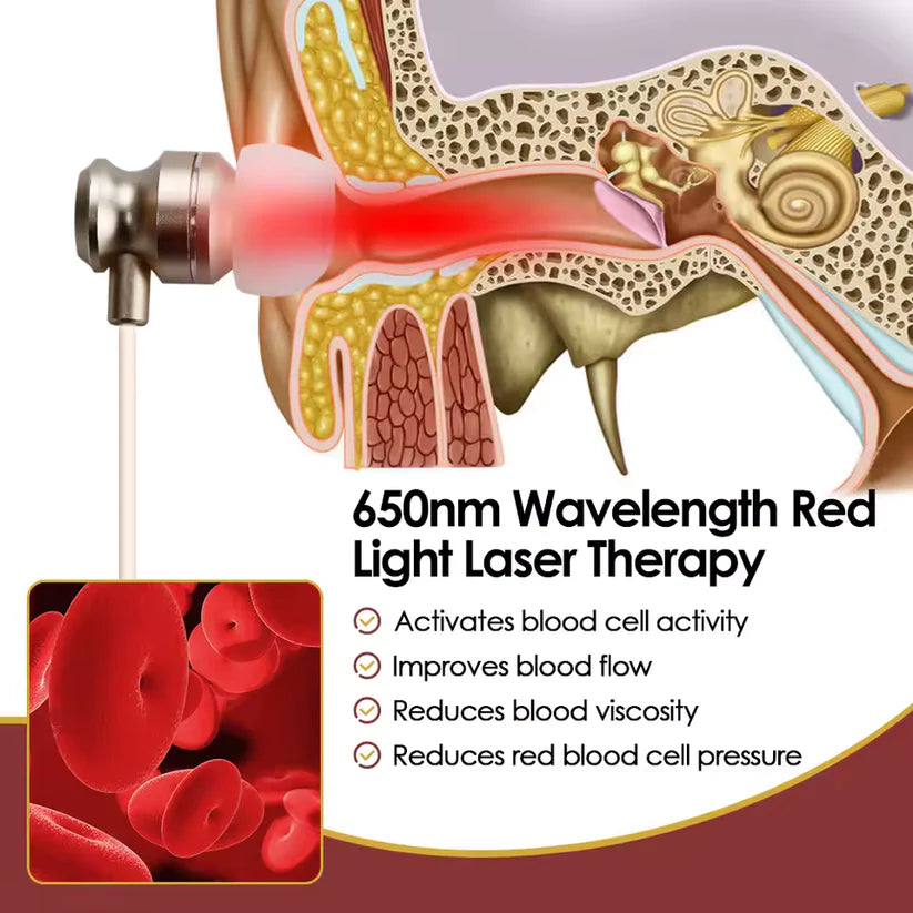 AuraGlow Light Therapy Earbuds
