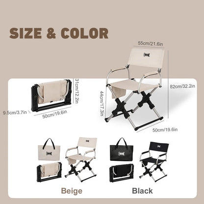 Foldable Aluminum Director's Camping Chair