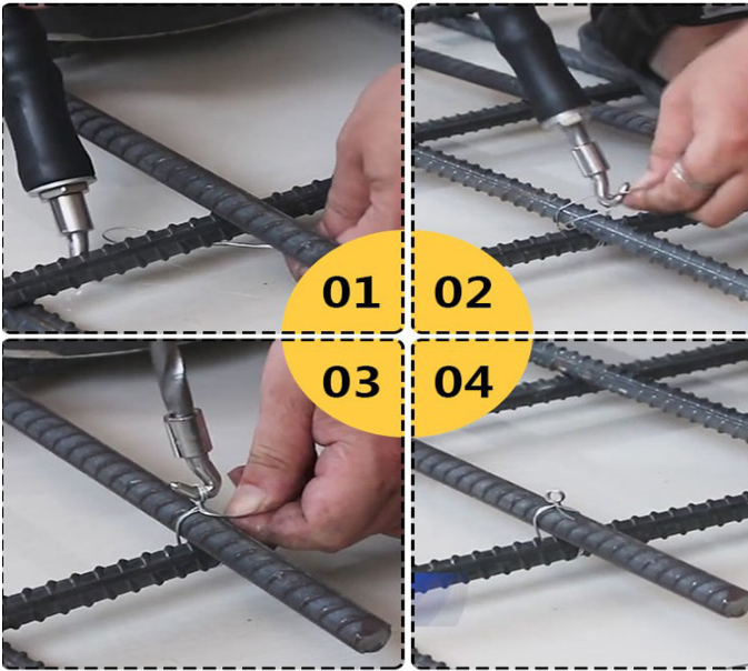 SEMI-AUTOMATIC TYING HOOK FOR CONSTRUCTION