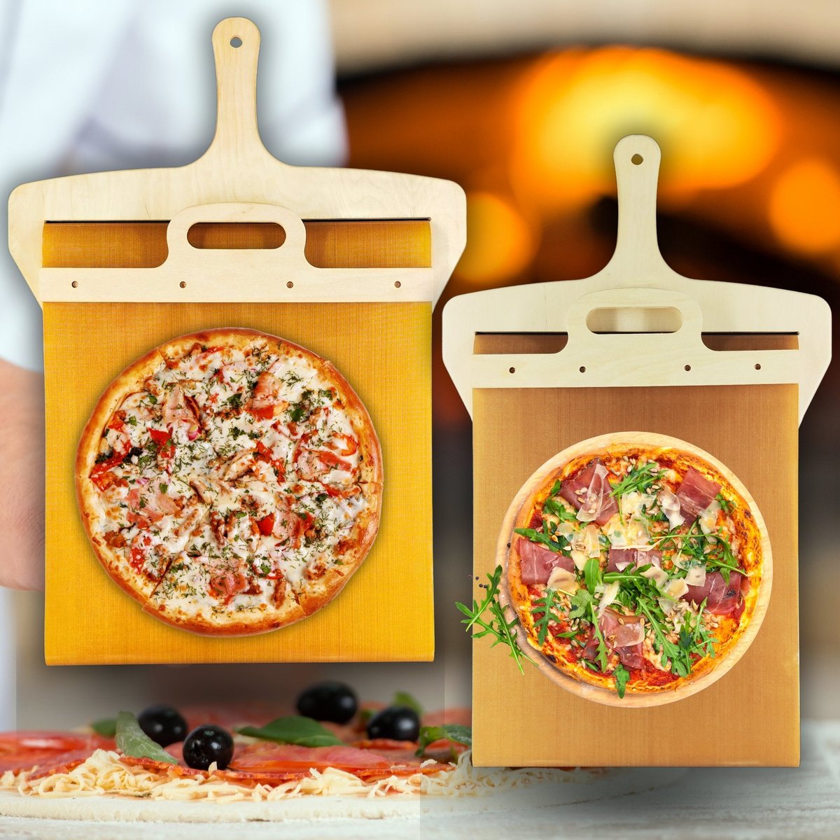 SLIDING PIZZA PEEL