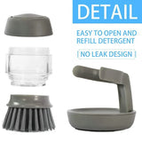 SOAP DISPENSING PALM BRUSH