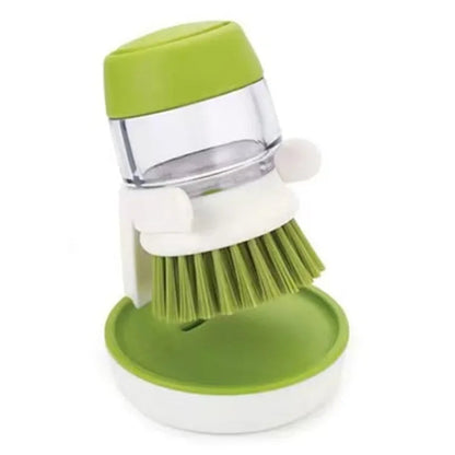 SOAP DISPENSING PALM BRUSH