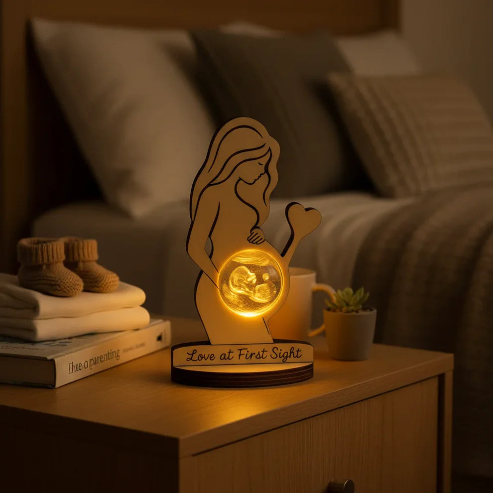 Custom Photo Crystal Lamp™ | Personalized LED Keepsake Gift