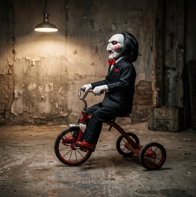 Haunted Tricycle Puppet Figure