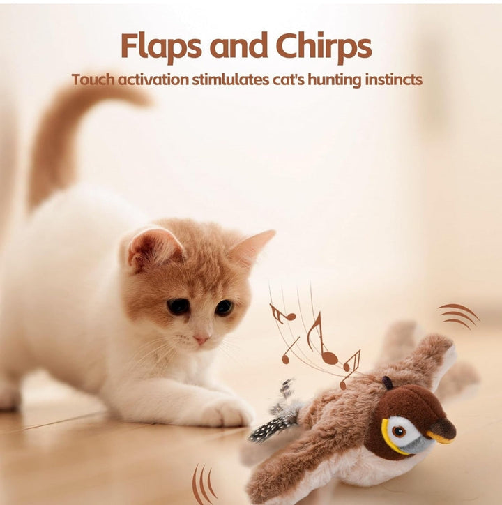 Feather Frenzy™ Flapping Cat Bird (Free Shipping + 50% OFF Today)
